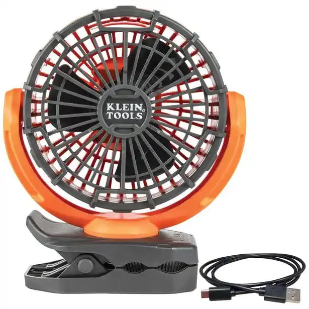 KLEIN 229MM RECHARGEABLE JOBSITE FAN A-PJSFM1 1 KLEIN 229MM RECHARGEABLE JOBSITE FAN A-PJSFM1