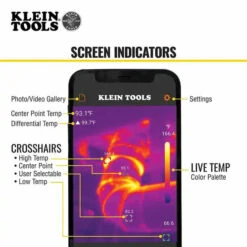 KLEIN THERMAL IMAGER FOR IOS DEVICES A-TI222 -Tool Works Store 192637 klein thermal imager for ios devices a ti222 CALLOUT3