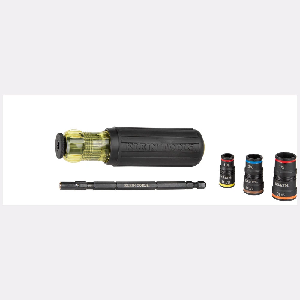 KLEIN Tools A-32910 7-in-1 Impact Rated Flip Socket Set With Handle 3 KLEIN Tools A-32910 7-in-1 Impact Rated Flip Socket Set With Handle - Image 3