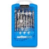 SUTTON 1-13MM METRIC HSS-BRIGHT JOBBER DRILL BIT SET - VIPER - 25 PIECE