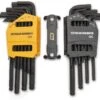 GEARWRENCH 83505 26 Piece Metric / SAE Ball End Long Arm Allen Hex Key Set
