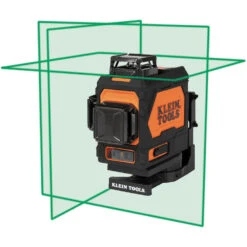 Klein Tools A-93PLL 3D 360 Degree Rechargeable, Self-Levelling Green Beam Planar Laser Level With Hard Carrying Case