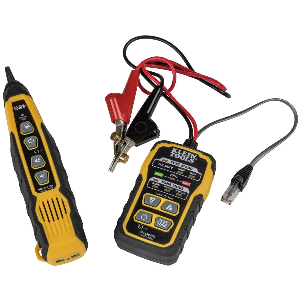 KLEIN Tools A-VDV500-820 Tone & Probe PRO Wire Tracing Kit With Generator 1 KLEIN Tools A-VDV500-820 Tone & Probe PRO Wire Tracing Kit With Generator