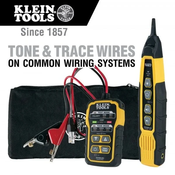 KLEIN Tools A-VDV500-820 Tone & Probe PRO Wire Tracing Kit With Generator 4 KLEIN Tools A-VDV500-820 Tone & Probe PRO Wire Tracing Kit With Generator - Image 4