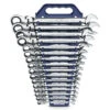 GEARWRENCH 16 PIECE METRIC FLEX HEAD COMBINATION RATCHETING SPANNER SET 9902D