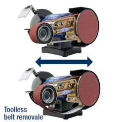 MULTITOOL PO362 ATTACHMENT ON PO200HD MULTITOOL 750W BENCH GRINDER -Tool Works Store PO362 200HD 5