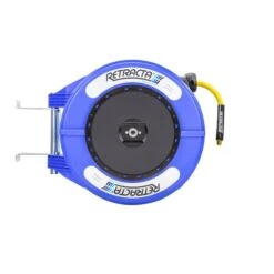 Macnaught RY320B-01 R3 10mm (3/8″) X 20m RETRACTA High Quality Air/Water Hose Reel Blue Case RetractaFlex Hose – Made In Australia