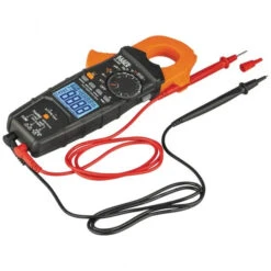 KLEIN Tools A-CL445 HVAC Digital Clamp Meter Auto Ranging -Tool Works Store cl445 leads connected1 b 600x600 1