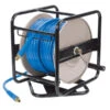 ITM MANUAL AIR HOSE REEL, 8MM X 30M PVC AIR HOSE WITH 1/4" BSP MALE FITTINGS