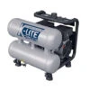 X-LITE AIR COMPRESSOR SILENT 1HP ALUMINIUM TWIN TANK 10L FAD 62L/MIN