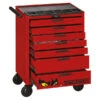TENG 277PCE 26" 7 DRAWER ROLL CABINET TOOL KIT, METRIC, EVA TRAYS, RED