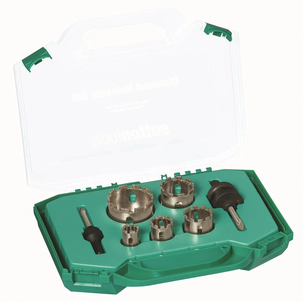 Sutton Tool H1150007 Diamond Grit Holesaw Set H115 7 Piece 1 Sutton Tool H1150007 Diamond Grit Holesaw Set H115 7 Piece