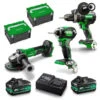 HiKOKI 36V Brushless 3 Piece 2 X 2.5/5.0Ah Combo Kit KC36DDBL3(HRZ)